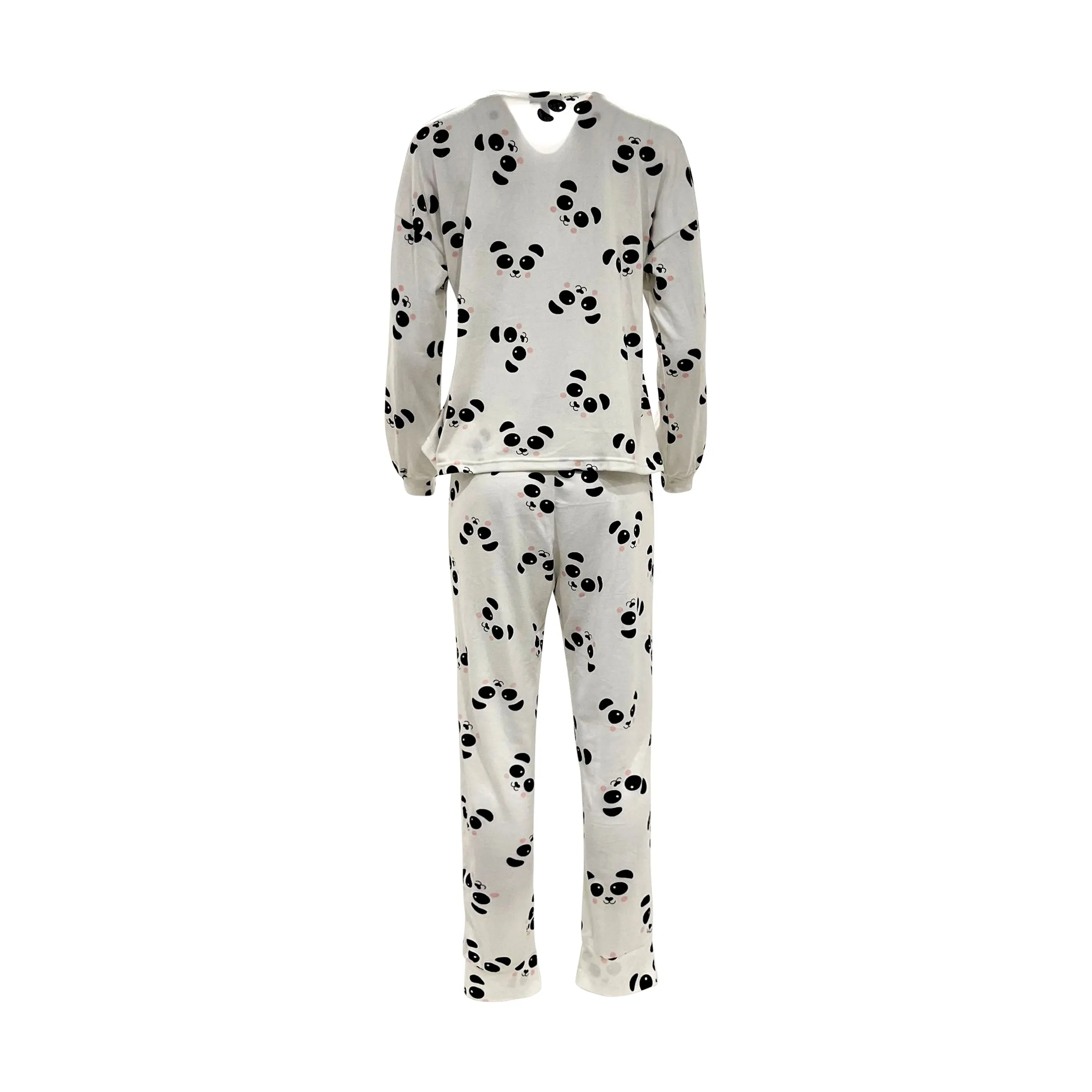 2pc Henley Top Loungewear Set