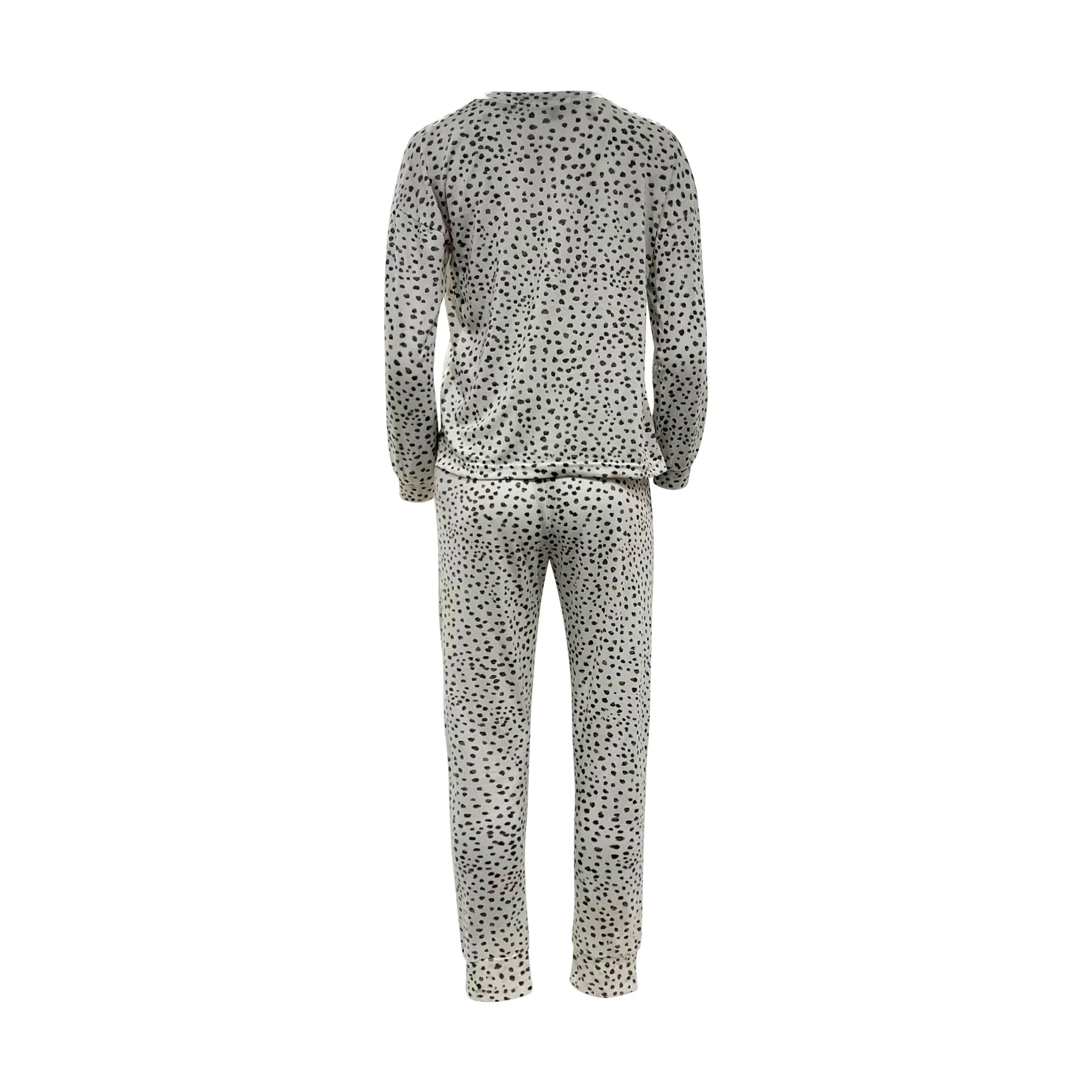 2pc Henley Top Loungewear Set