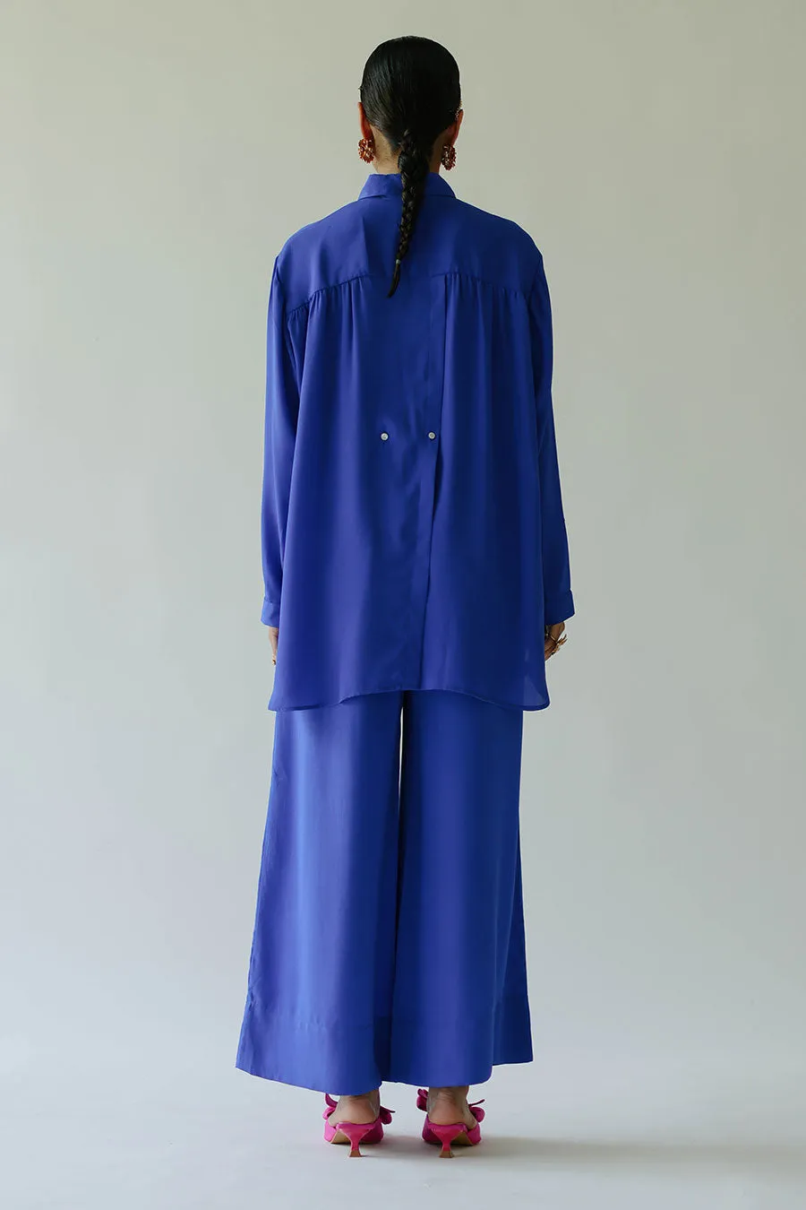 Blue Klien Naomi Co-Ord Set