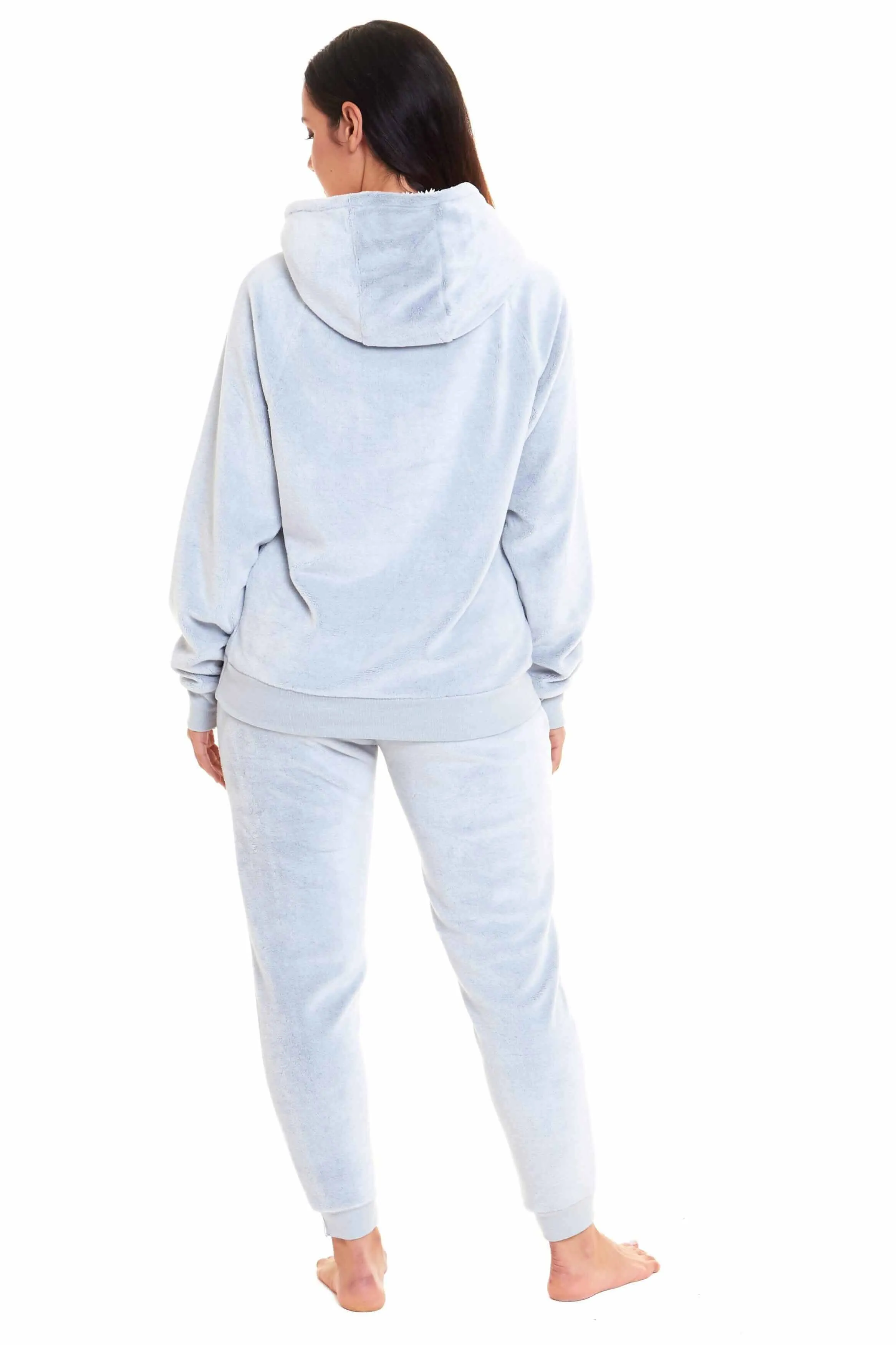 Koala Bear Fleece Hooded Pyjama Set Soft Plush Loungewear for Kids and Adults Cosy Nightwear with Hoodie and Elasticated Pants by Daisy Dreamer