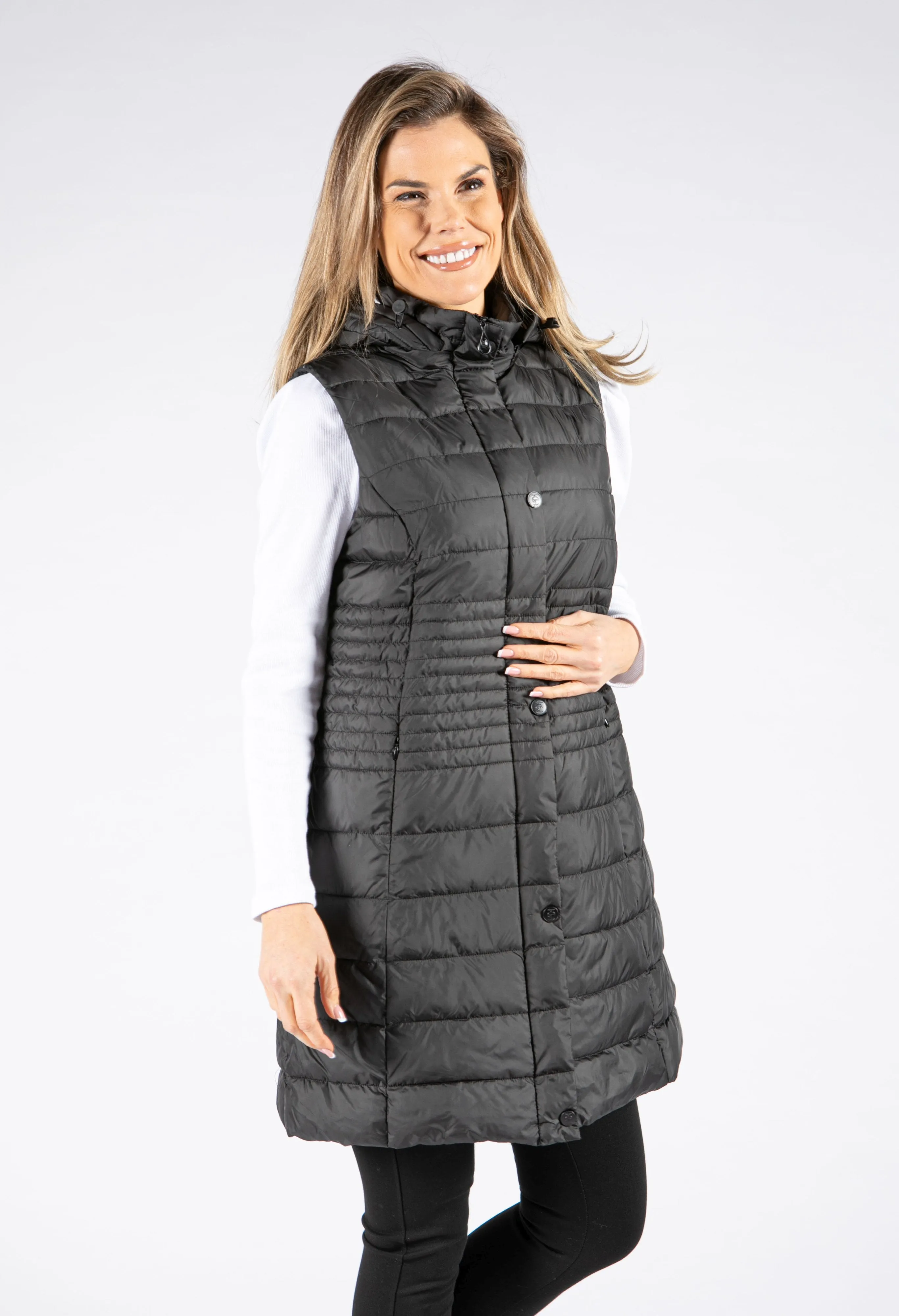 Longline Padded Gilet