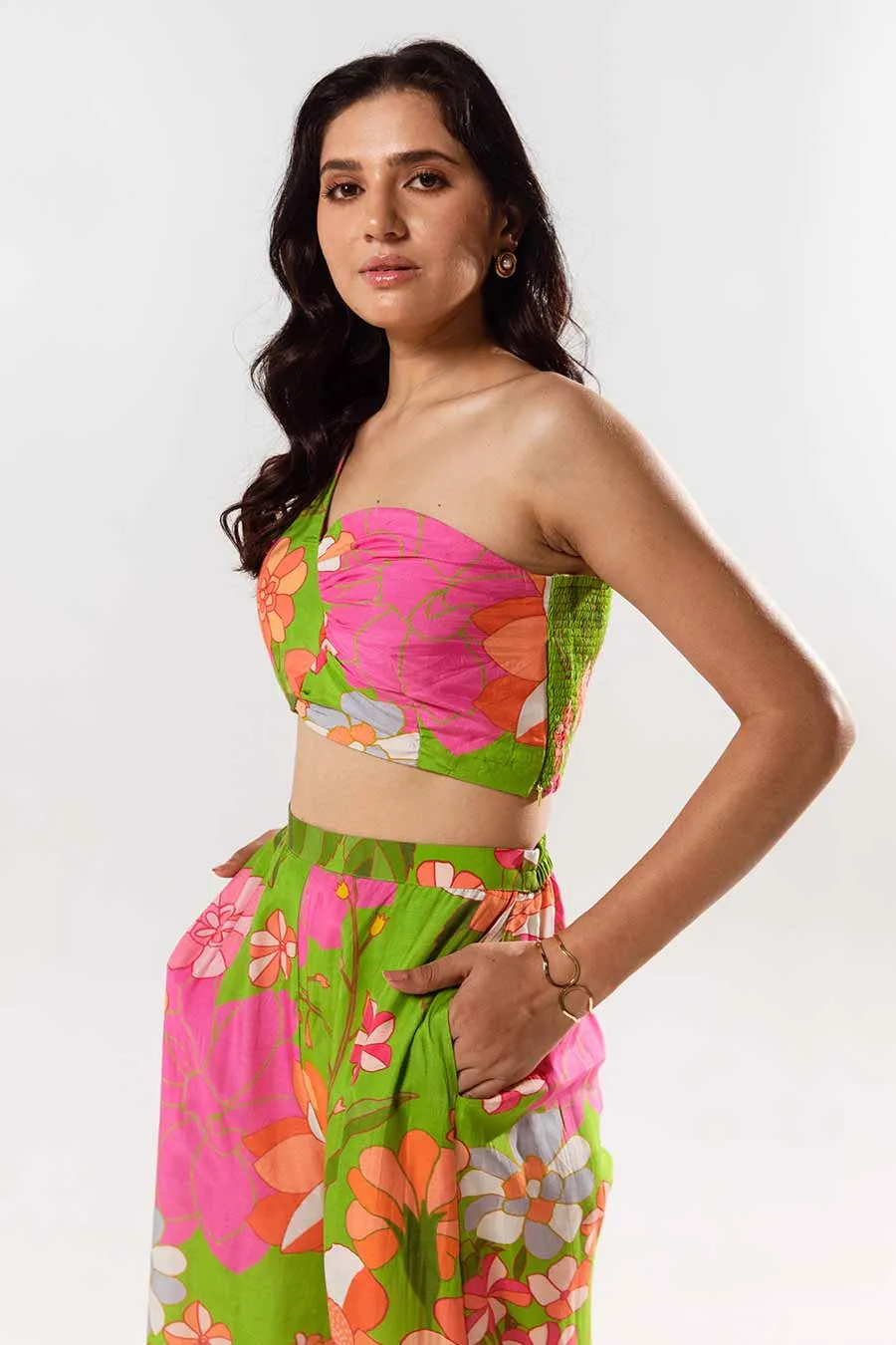 Multicolour Printed Co-ord Set