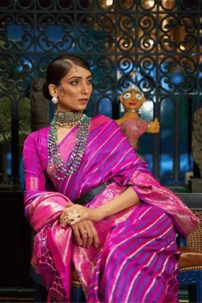 Ready to Wear Leheriya Kanjeevaram Saree
