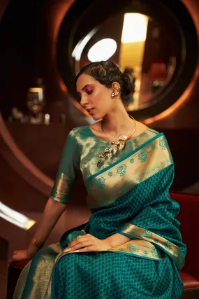 Ready to Wear Zari Woven Banarasi Silk Saree