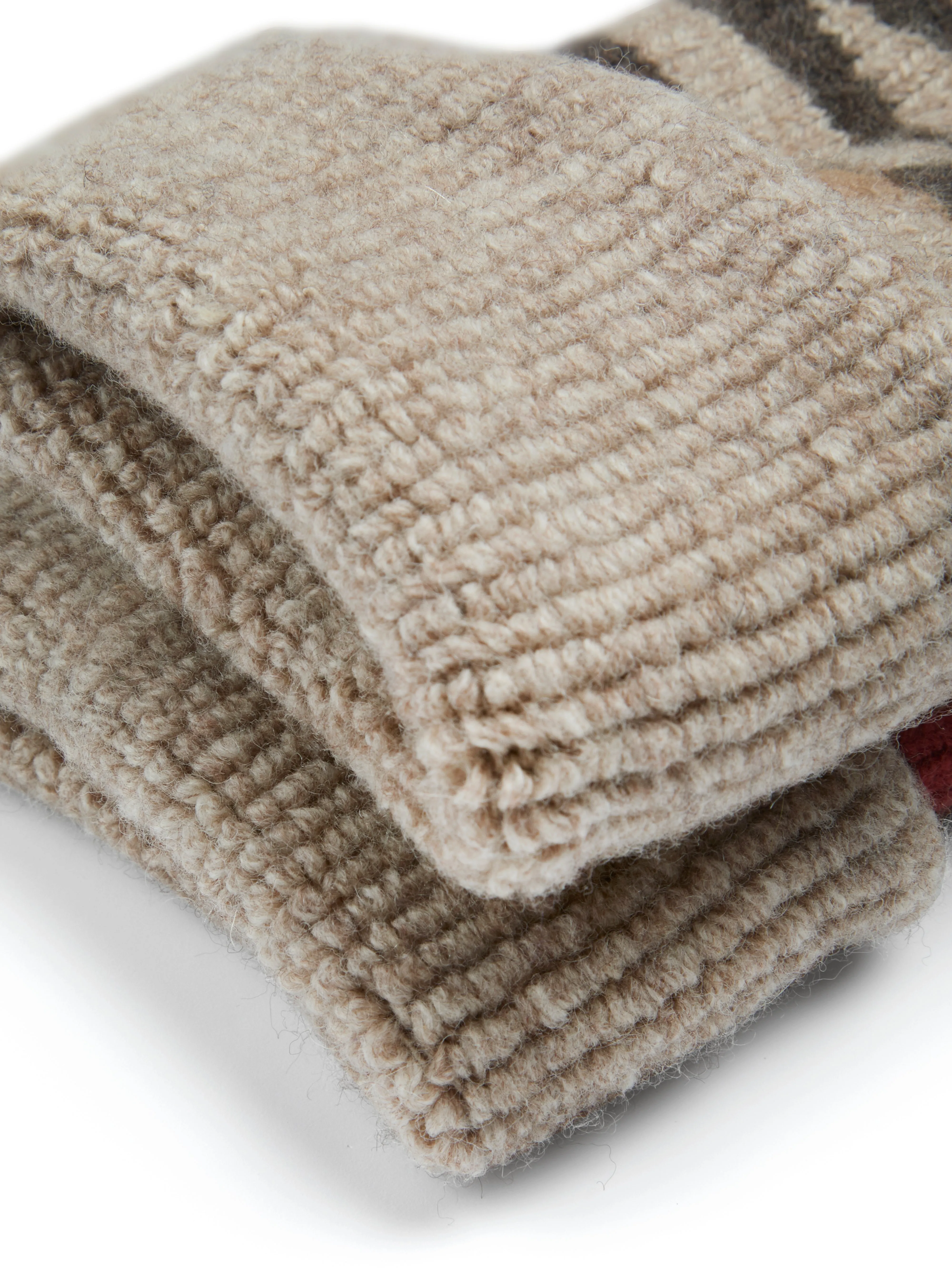 Ro To To Comfy Room Merino Wool Native Socks Brown