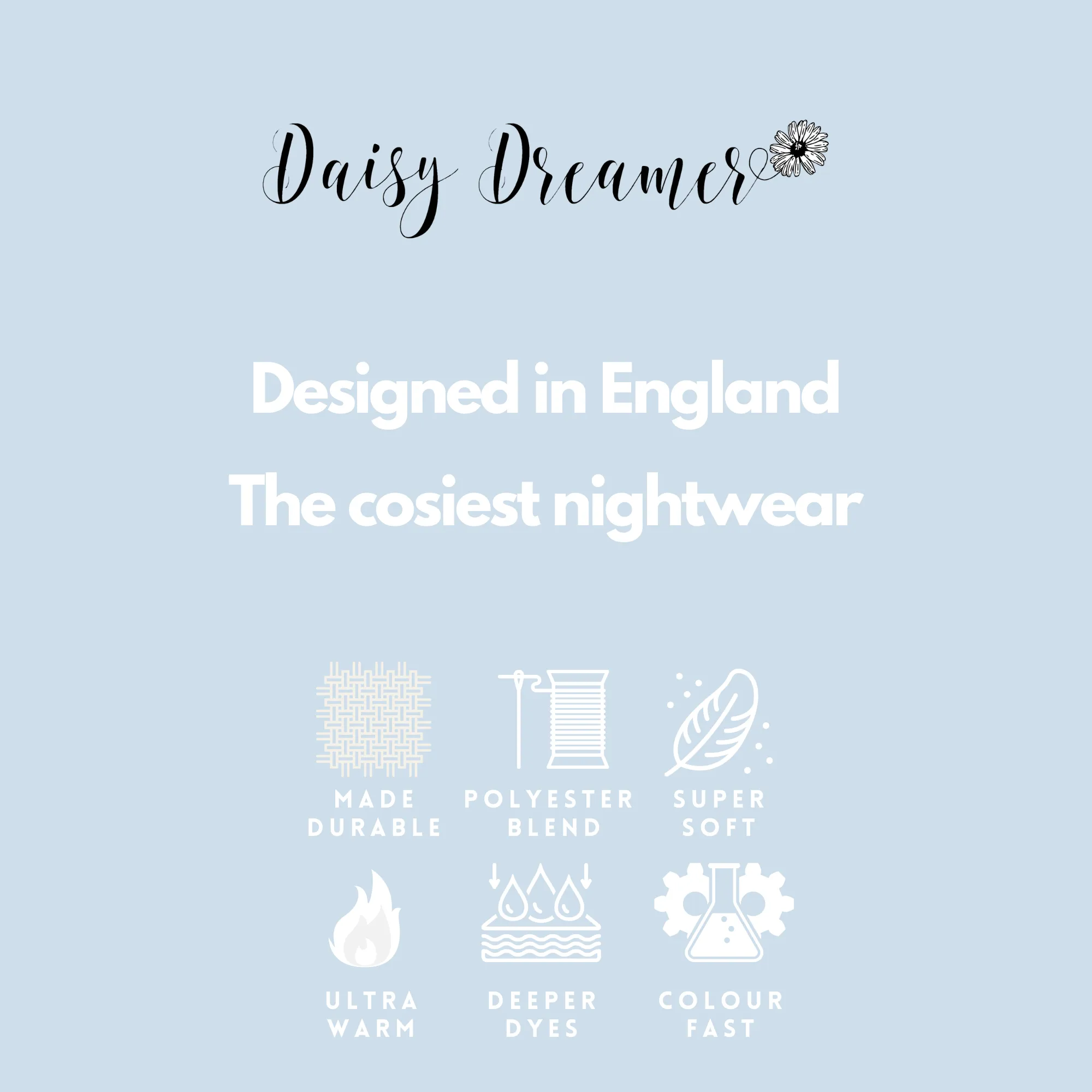 Women's Plush Fleece Hooded Pyjama Set Shimmer Grey Super Soft Fabric Elasticated Waistband Sherpa Edging Cozy Sleepwear Small to X Large by Daisy Dreamer