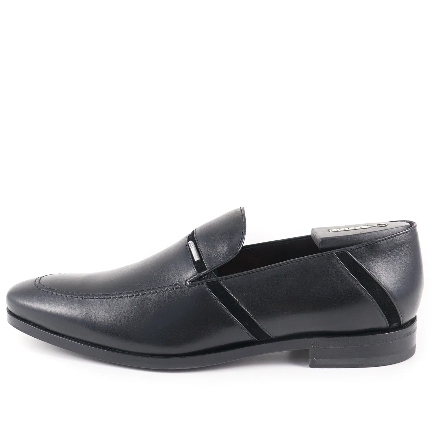 Zilli Calf Leather and Suede Loafers