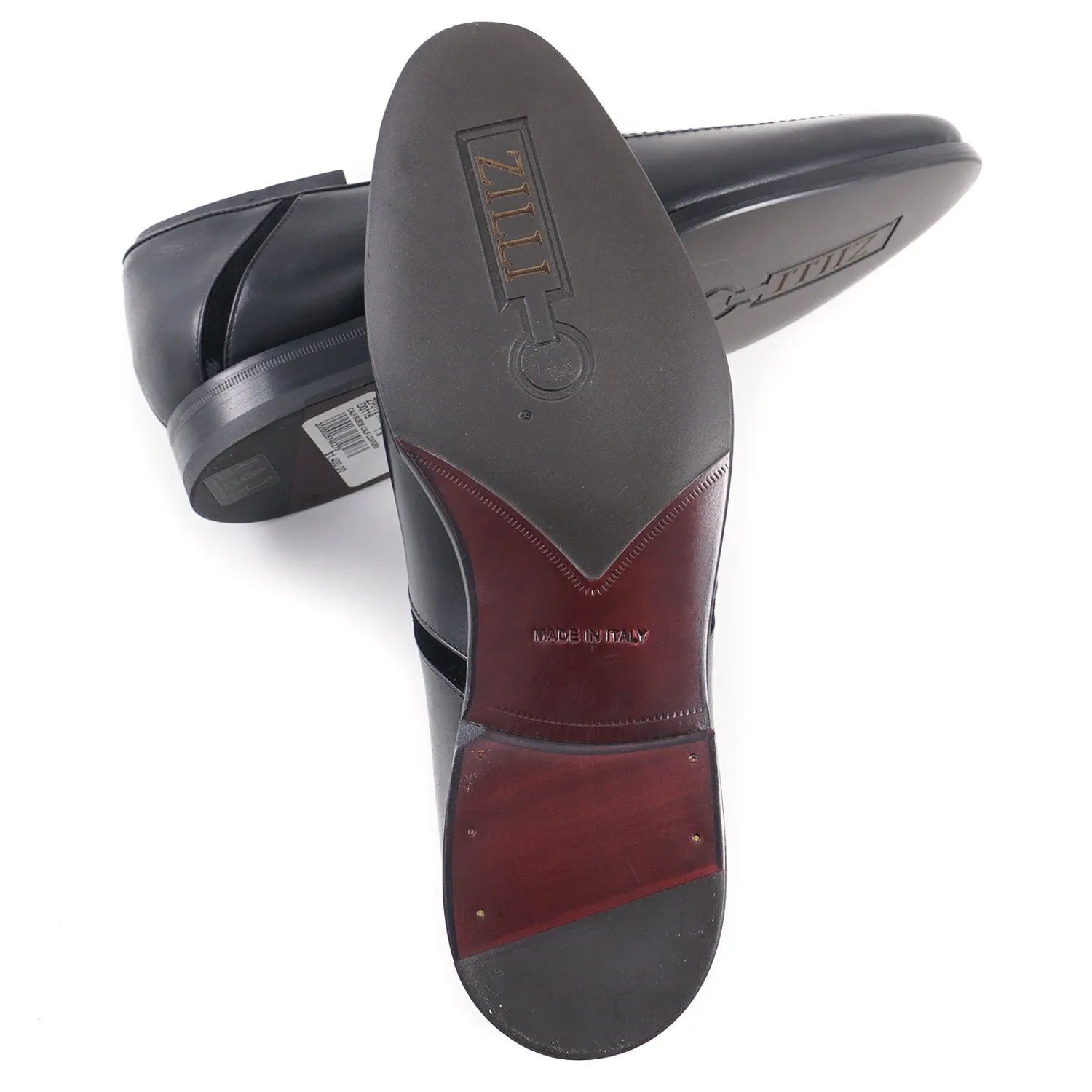 Zilli Calf Leather and Suede Loafers